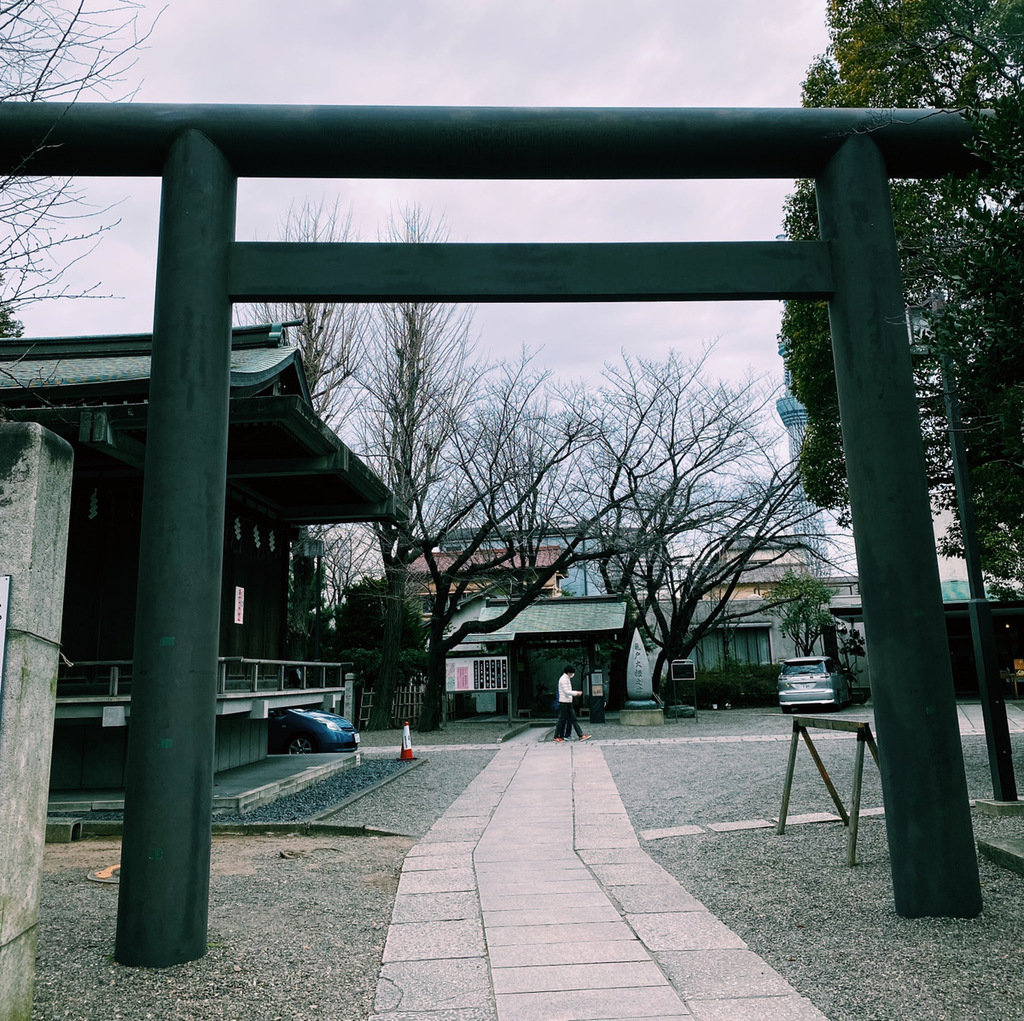 亀戸 香取神社の鳥居